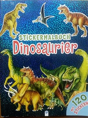 Bild des Verkufers fr Stickermalbuch Dinosaurier zum Verkauf von Versandantiquariat Jena