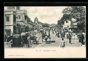 Ansichtskarte Colombo, Kayman`s Gate