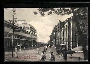 Ansichtskarte Colombo, York Street looking towards the Landing Jetty