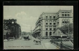 Ansichtskarte Colombo, York Street from jetty