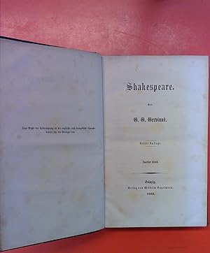 Bild des Verkufers fr Shakespeare. Zweite Band - Dritte Auflage zum Verkauf von biblion2