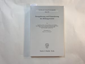 Bild des Verkufers fr Deregulierung und Finanzierung des Bildungswesens zum Verkauf von Gebrauchtbcherlogistik  H.J. Lauterbach