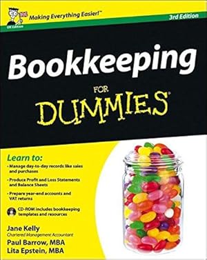 Bild des Verkufers fr Bookkeeping For Dummies zum Verkauf von WeBuyBooks