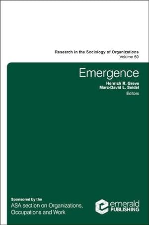 Immagine del venditore per Emergence (Research in the Sociology of Organizations) by Marc-David L. Seidel [Hardcover ] venduto da booksXpress