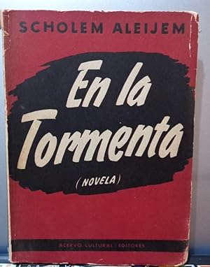 Imagen del vendedor de En la tormenta (novela) a la venta por Libros de Ultramar Alicante