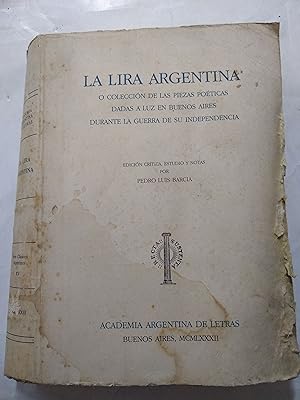 Imagen del vendedor de La lira Argentina a la venta por Libros nicos