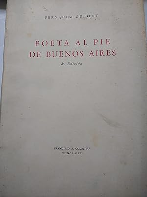 Immagine del venditore per Poeta al pie de Buenos Aires venduto da Libros nicos