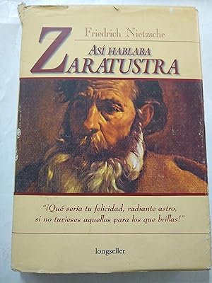 Seller image for Asi hablaba Zaratustra for sale by Libros nicos