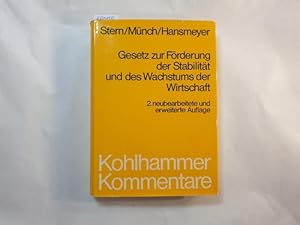 Seller image for Gesetz zur Frderung der Stabilitt und des Wachstums der Wirtschaft : Kommentar for sale by Gebrauchtbcherlogistik  H.J. Lauterbach