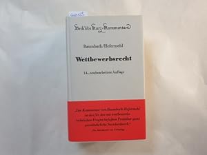 Bild des Verkufers fr Wettbewerbsrecht : Gesetz gegen d. unlauteren Wettbewerb, Zugabeverordnung, Rabattgesetz u. Nebengesetze zum Verkauf von Gebrauchtbcherlogistik  H.J. Lauterbach