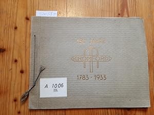 150 Jahre Spinnweberei Cromford, e. G. m. b. H., Ratingen-Cromford : 1783-1933
