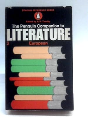 Seller image for The Penguin Companion To Literature No. 2 - European Literature for sale by World of Rare Books
