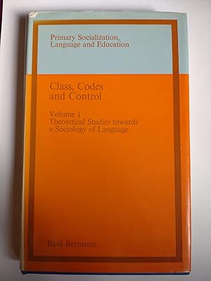 Immagine del venditore per Theoretical Studies Towards a Sociology of Language (v. 1) (Class, Codes and Control) venduto da Eleanor Walker