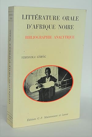 Image du vendeur pour littrature orale d'Afrique noire - Bibliographie analytique mis en vente par Librairie Raimbeau