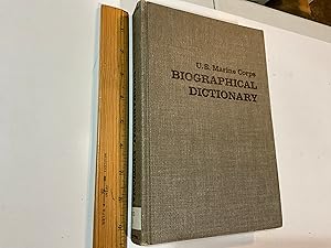 Immagine del venditore per U.S. Marine Corps Biographical Dictionary venduto da Old Lampasas Post Office Books