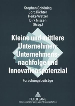 Seller image for Kleine und mittlere Unternehmen: Unternehmensnachfolge und Innovationspotenzial for sale by BuchWeltWeit Ludwig Meier e.K.