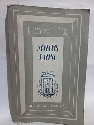 Imagen del vendedor de Sintaxis Latina a la venta por Libros de Ultramar Alicante