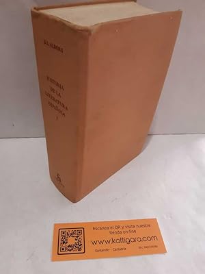 Imagen del vendedor de HISTORIA DE LA LITERATURA ESPAOLA. TOMO I: EDAD MEDIA Y RENACIMIENTO a la venta por Librera Kattigara