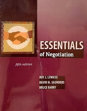 Immagine del venditore per Essentials Of Negotiation venduto da Marlowes Books and Music