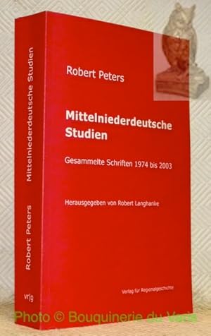 Immagine del venditore per Robert Peters. Mittelniederdeutsche Studien. Gesammelte Schriften 1974 bis 2003. venduto da Bouquinerie du Varis