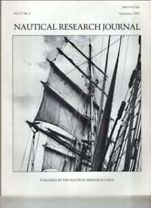 Imagen del vendedor de Nautical Research Journal (Vol. 37, No. 3, September 1992) a la venta por Armadillo Books
