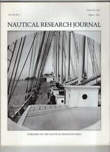 Seller image for Nautical Research Journal (Vol. 38, No. 1, March 1993) for sale by Armadillo Books