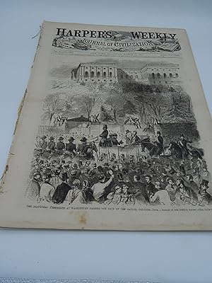 Harper's Weekly: Saturday, March 16, 1861. Vol V, No.220 (Lincoln Inauguration)