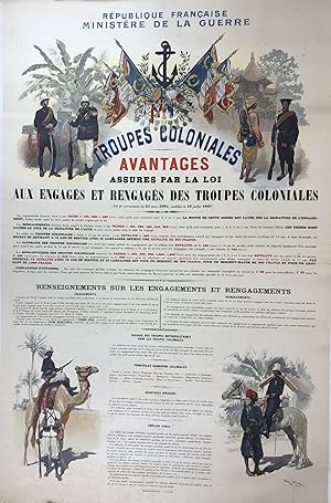 Troupes Coloniales Poster