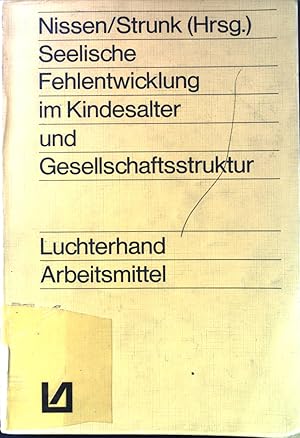 Imagen del vendedor de Die psychologische Situation von Unfallkindern - in: Seelische Fehlentwicklung im Kindesalter und Gesellschaftsstruktur. Luchterhand-Arbeitsmittel fr Erziehungswissenschaft und -praxis. a la venta por books4less (Versandantiquariat Petra Gros GmbH & Co. KG)