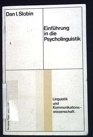 Seller image for Einfhrung in die Psycholinguistik. Scriptor-Taschenbcher ; S 16 : Linguistik u. Kommunikationswiss. for sale by books4less (Versandantiquariat Petra Gros GmbH & Co. KG)