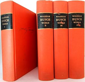 Wilhelm Busch. 4 Bände. Historisch-kritische Gesamtausgabe. Herausgegeben von Friedrich Bohne.