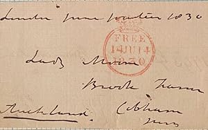 Signature of George Eden, Lord Auckland