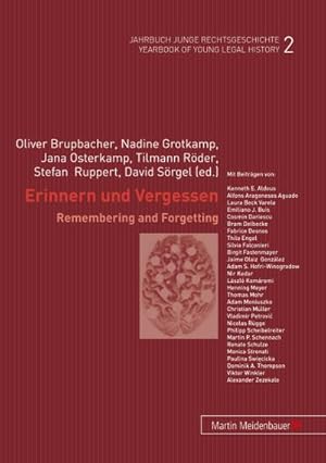 Image du vendeur pour Erinnern und Vergessen /Remembering and Forgetting mis en vente par BuchWeltWeit Ludwig Meier e.K.