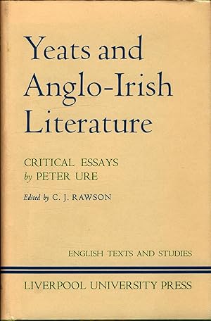 Bild des Verkufers fr Yeats and Anglo-Irish Literature (English Texts & Studies) zum Verkauf von avelibro OHG