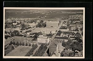 Image du vendeur pour Ansichtskarte Kotka, Fliegeraufnahme des Ortes mis en vente par Bartko-Reher