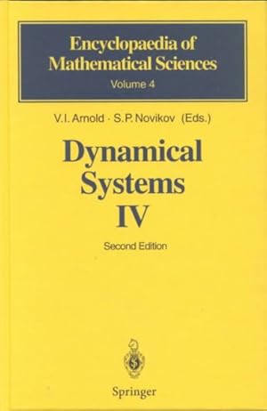 Imagen del vendedor de Dynamical Systems IV : Symplectic Geometry and Its Applications a la venta por GreatBookPricesUK