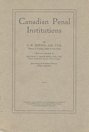 Canadian penal institutions