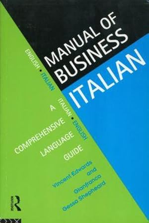 Seller image for Manual of Business Italian : A Comprehensive Language Guide for sale by AHA-BUCH GmbH