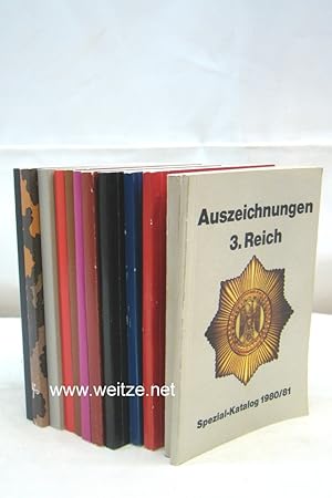 Auszeichnungen 3. Reich - Spezial-Katalog. 11 verschiedene Jahrgänge !