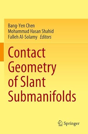 Bild des Verkufers fr Contact Geometry of Slant Submanifolds zum Verkauf von AHA-BUCH GmbH