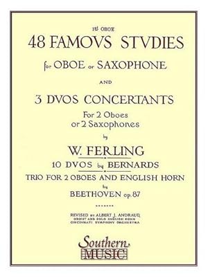 Immagine del venditore per 48 Famous Studies, (1st and 3rd Part): Oboe venduto da AHA-BUCH GmbH