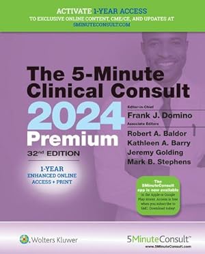 Bild des Verkufers fr 5-Minute Clinical Consult 2024 Premium zum Verkauf von AHA-BUCH GmbH