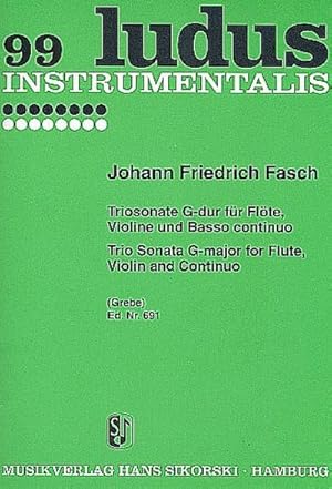 Bild des Verkufers fr Triosonate G-Dur fr Flte,Violine und Bc zum Verkauf von AHA-BUCH GmbH