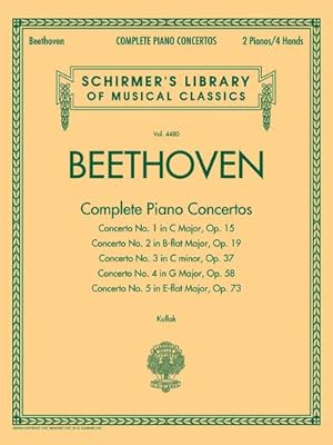Bild des Verkufers fr Beethoven - Complete Piano Concertos zum Verkauf von AHA-BUCH GmbH