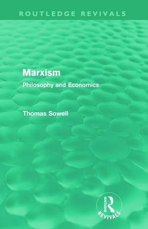 Bild des Verkufers fr Marxism (Routledge Revivals) : Philosophy and Economics zum Verkauf von AHA-BUCH GmbH