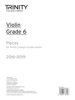 Immagine del venditore per Violin Exam Pieces Grade 6 2016-2019 venduto da Smartbuy