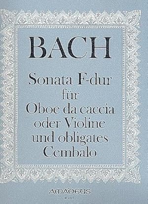 Bild des Verkufers fr Sonate F-Dur BWV1038fr Oboe da caccia (Violine) und obligates Cembalo zum Verkauf von Smartbuy