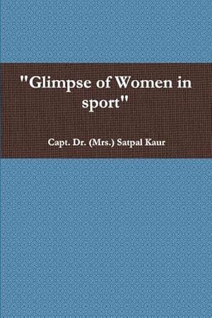 Imagen del vendedor de Glimpse of Women in sport a la venta por Smartbuy