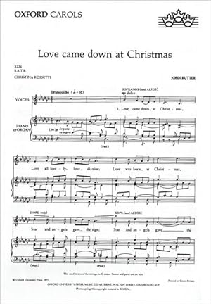 Image du vendeur pour Love came down at Christmas mis en vente par Smartbuy