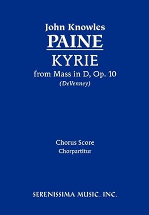Imagen del vendedor de Kyrie from Mass in D, Op.10 : Chorus score a la venta por Smartbuy